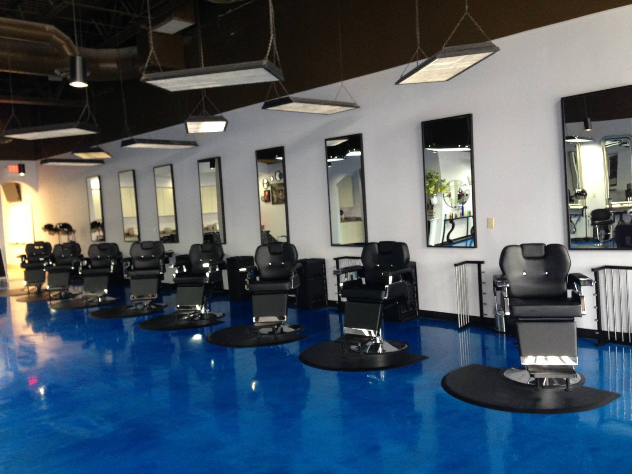 Commercial Barbershop — Finished Interior